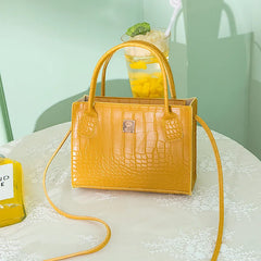 Crocodile Crossbody Bag Women Shoulder Handbag High Ladies Tote Bag