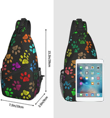 Paw Sling Bag Crossbody Travel Hiking Chest Backpack