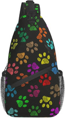 Paw Sling Bag Crossbody Travel Hiking Chest Backpack