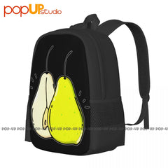 Pear Fruit Hipster Tumblr Swag Backpack Large Capacity Art Print Gym Tote Bag