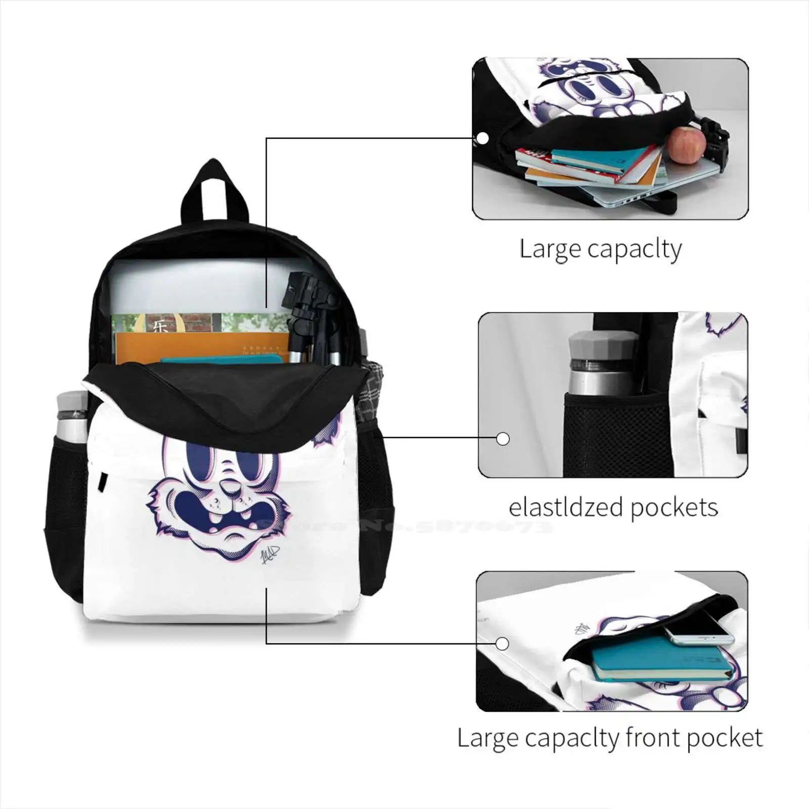 Pendemonium Bunny By Madelyn Dipasquale Backpack