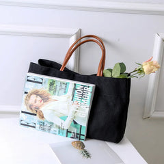 Perfectly Imperfect Women Lady Personalized Canvas Tote Bag Book Bag Handbag