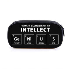 Periodic Table of Elements Print Cosmetic Case Pencil Bag