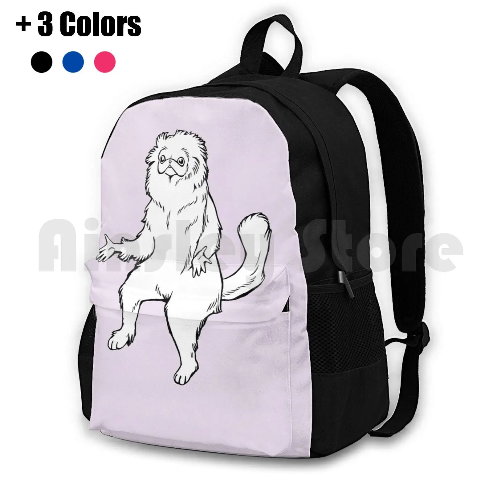 Persian Cat Guardian Outdoor Hiking Backpack Waterproof Camping Travel