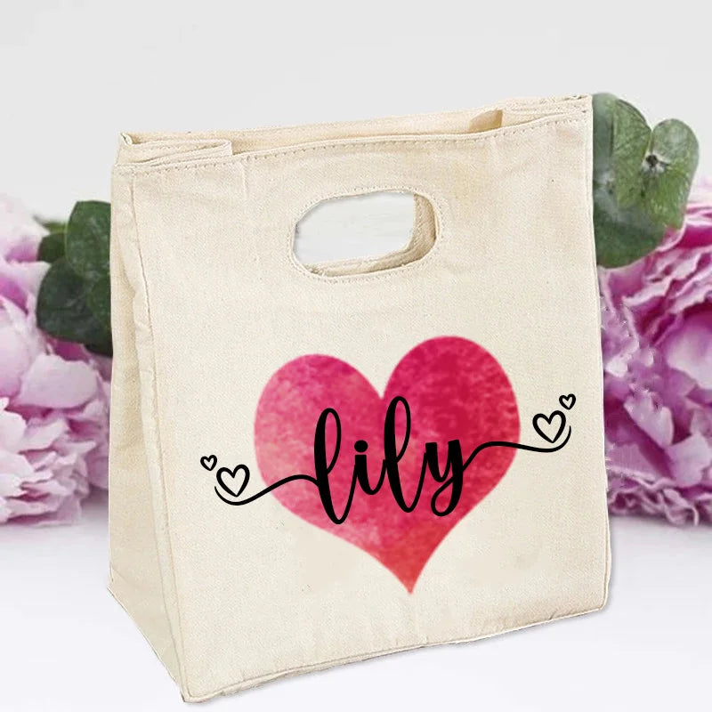 DIY Cooler Lunch Box Insulated Bento Bag Women Kids