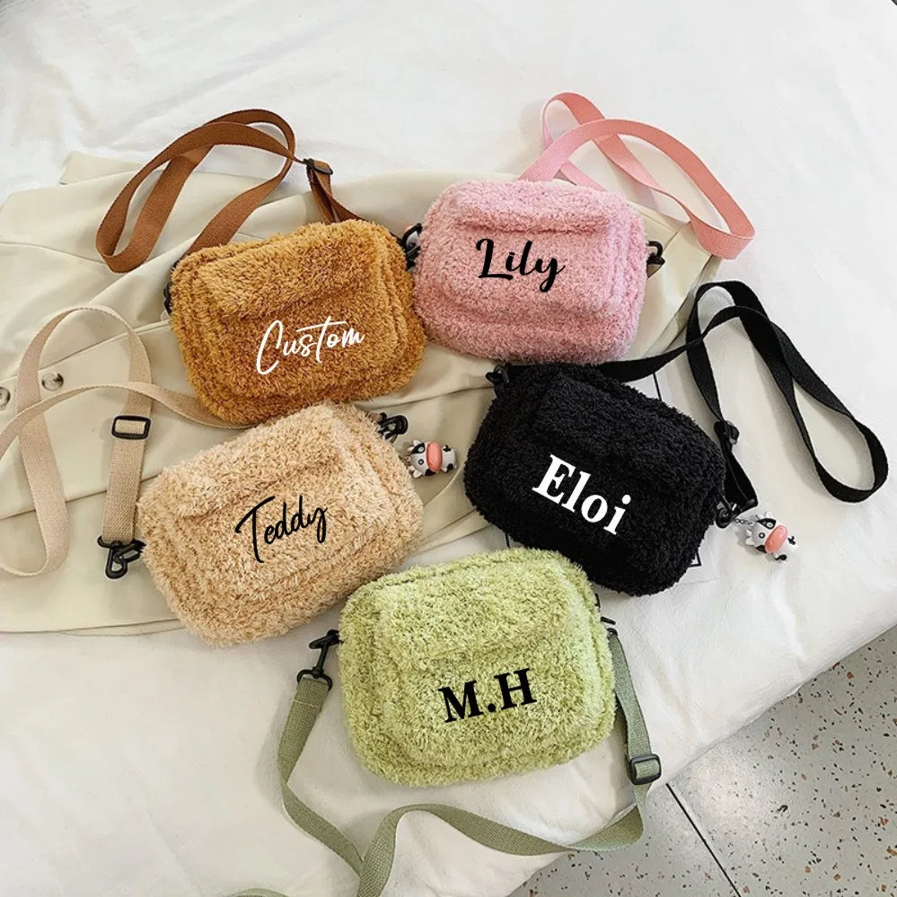 Fluffy Plush Crossbody Bag Women Small Handbags