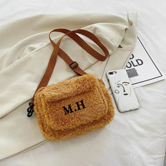 Fluffy Plush Crossbody Bag Women Small Handbags