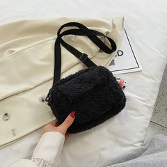 Fluffy Plush Crossbody Bag Women Small Handbags