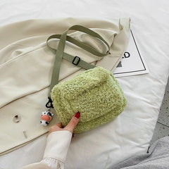 Fluffy Plush Crossbody Bag Women Small Handbags