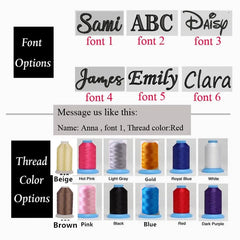 Personalised Embroidery Lamb Fleece Backpack for Children and Women