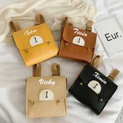 Girls Teenager Mini Backpack Purse PU Leather Small Shoulder Bag