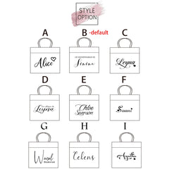 Personalised Name Bridesmaid Tote Bag Gift for Bridesmaid