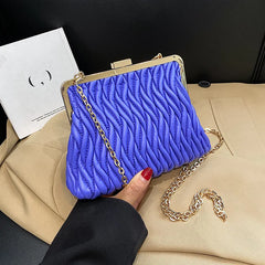 Personality Women Small Clip Bag Handbag Boutique Crossbody Bag