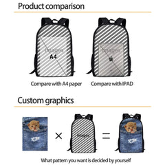 Personality Graffiti Backpack School Bag for Teenage Girls Boys