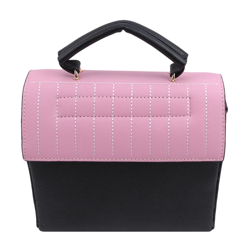House Shaped Leather Women Handbags Creative Girl Crossbody Bag
