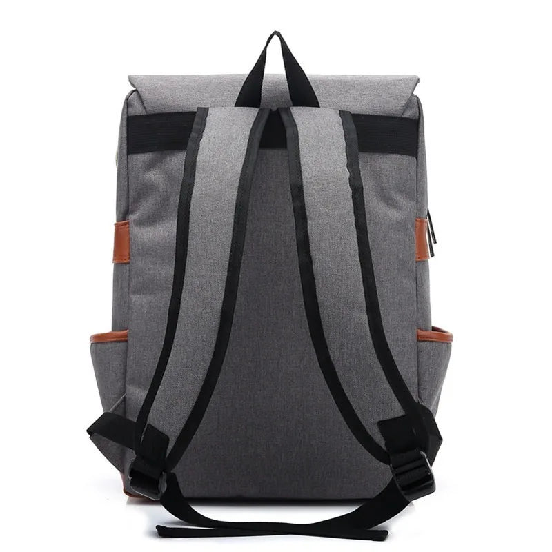 Retro Canvas Outdoor Travel Backpack Air Cushion Belt ZF10163