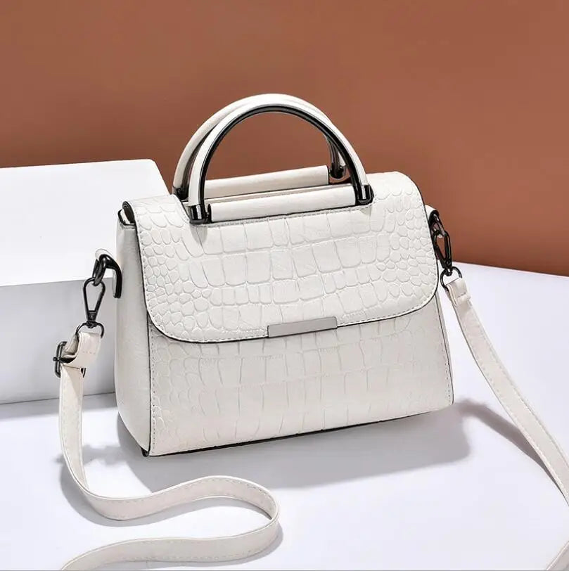 Personality Stone Pattern Shoulder Bag Female Bag Retro Female Handbag