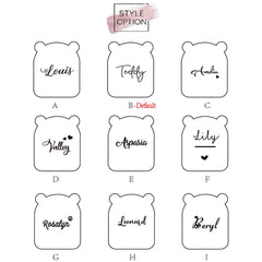 Personalized Bear Backpack for Women Mini Kids Travel Shopping Backpack