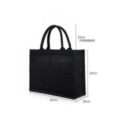 Personalized Bridesmaid Large Beach Bag Burlap Shopping Bags