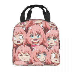 Spy X Family Insulated Lunch Bag Women Anime Manga Reusable Cooler School