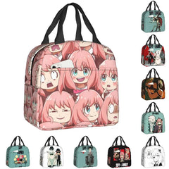 Spy X Family Insulated Lunch Bag Women Anime Manga Reusable Cooler School