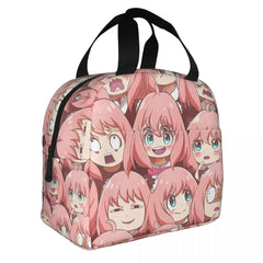 Spy X Family Insulated Lunch Bag Women Anime Manga Reusable Cooler School