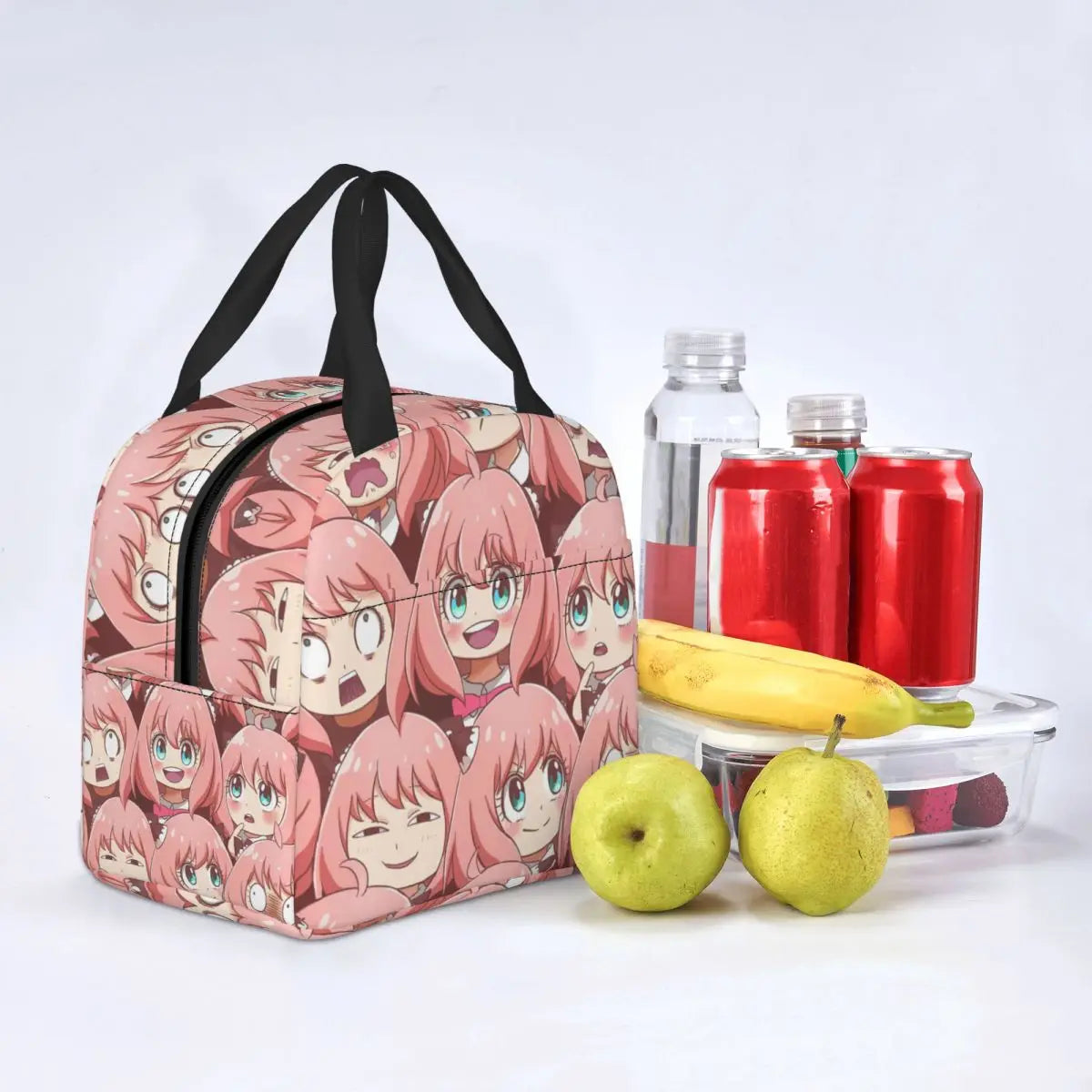 Spy X Family Insulated Lunch Bag Women Anime Manga Reusable Cooler School