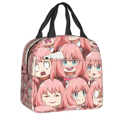 Spy X Family Insulated Lunch Bag Women Anime Manga Reusable Cooler School