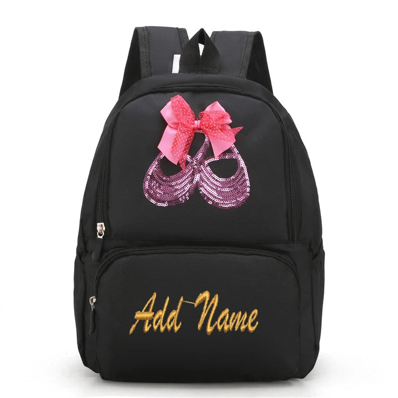 Monogrammed Ballerina Dance Backpack for Little Girls