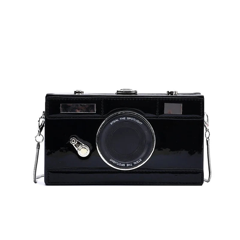 Camera Shape Clutch Nubuck Shoulder Bag Ladies Mini Messenger Bag