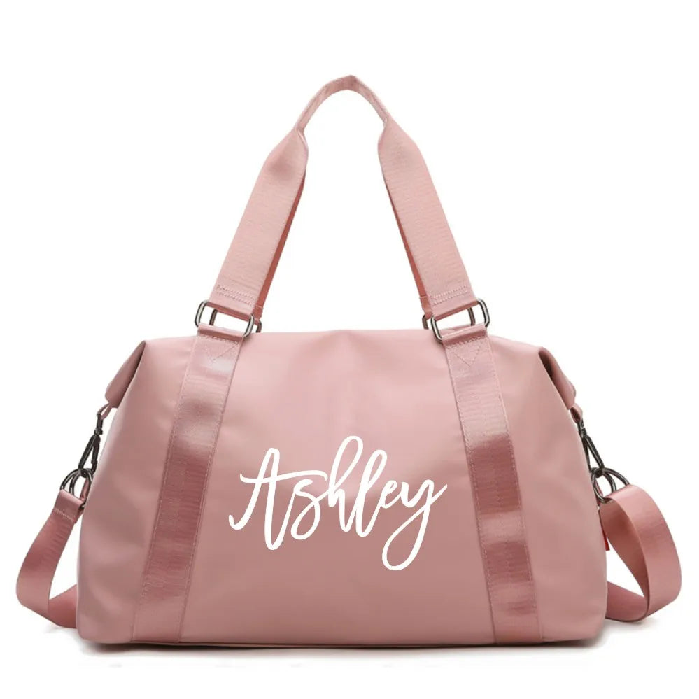Personalized Waterproof Duffel Bag Bridesmaid Gift Shoulder Bag