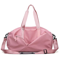 Custom Duffel Bag with Wet Dry Pockets & Shoe Compartment