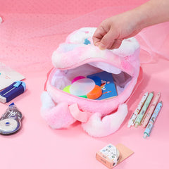 Personalized Unicorn Embroidered Name School Bag Girls Backpack