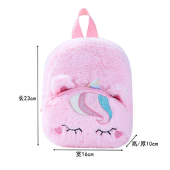 Personalized Unicorn Embroidered Name School Bag Girls Backpack