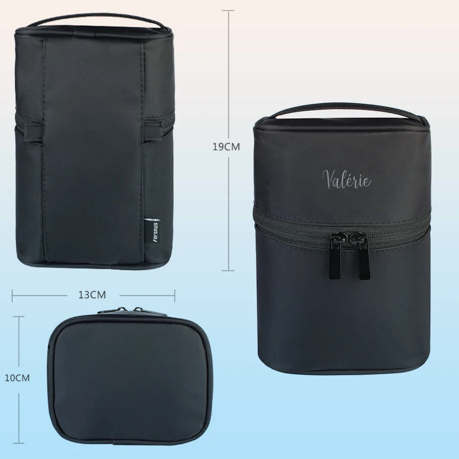 Embroidery Large-Capacity Travel Cosmetic Bag Wash Bag