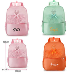 Ballerina Pink Duffel for Ballet Class with Crossbody Name Embroidery
