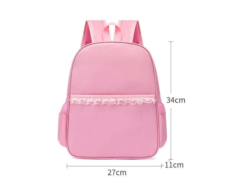 Personalized Girl Dance Bag Name Nylon Backpack Pink Ballet Little Girl Storage