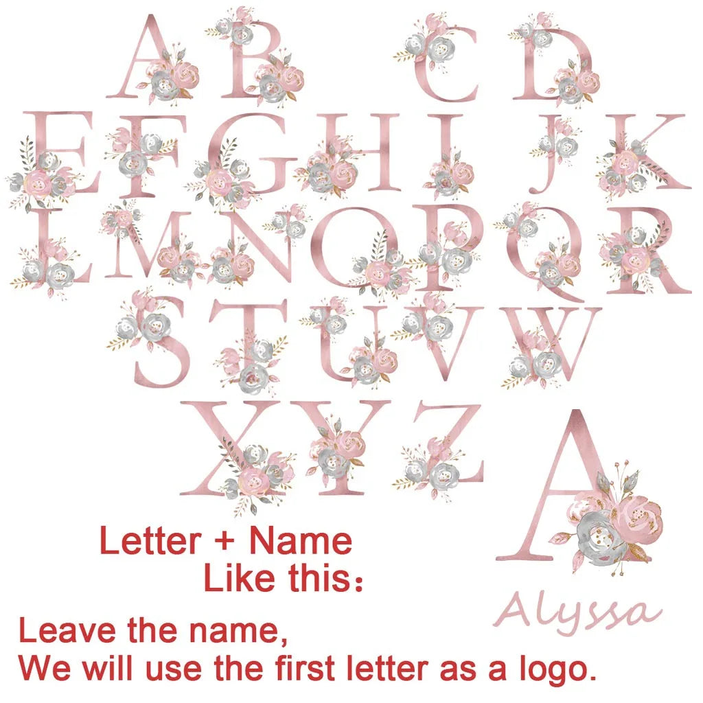 Personalized Girls School Bags Letter with Name Print Backpack
