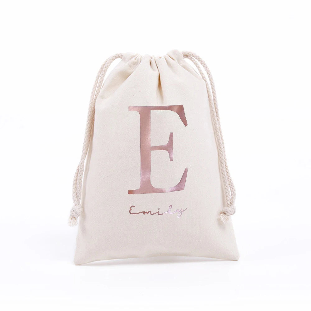 Personalized Initial Christmas Bag Kids Christmas Sack Gift Bag