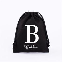 Personalized Initial Christmas Bag Kids Christmas Sack Gift Bag