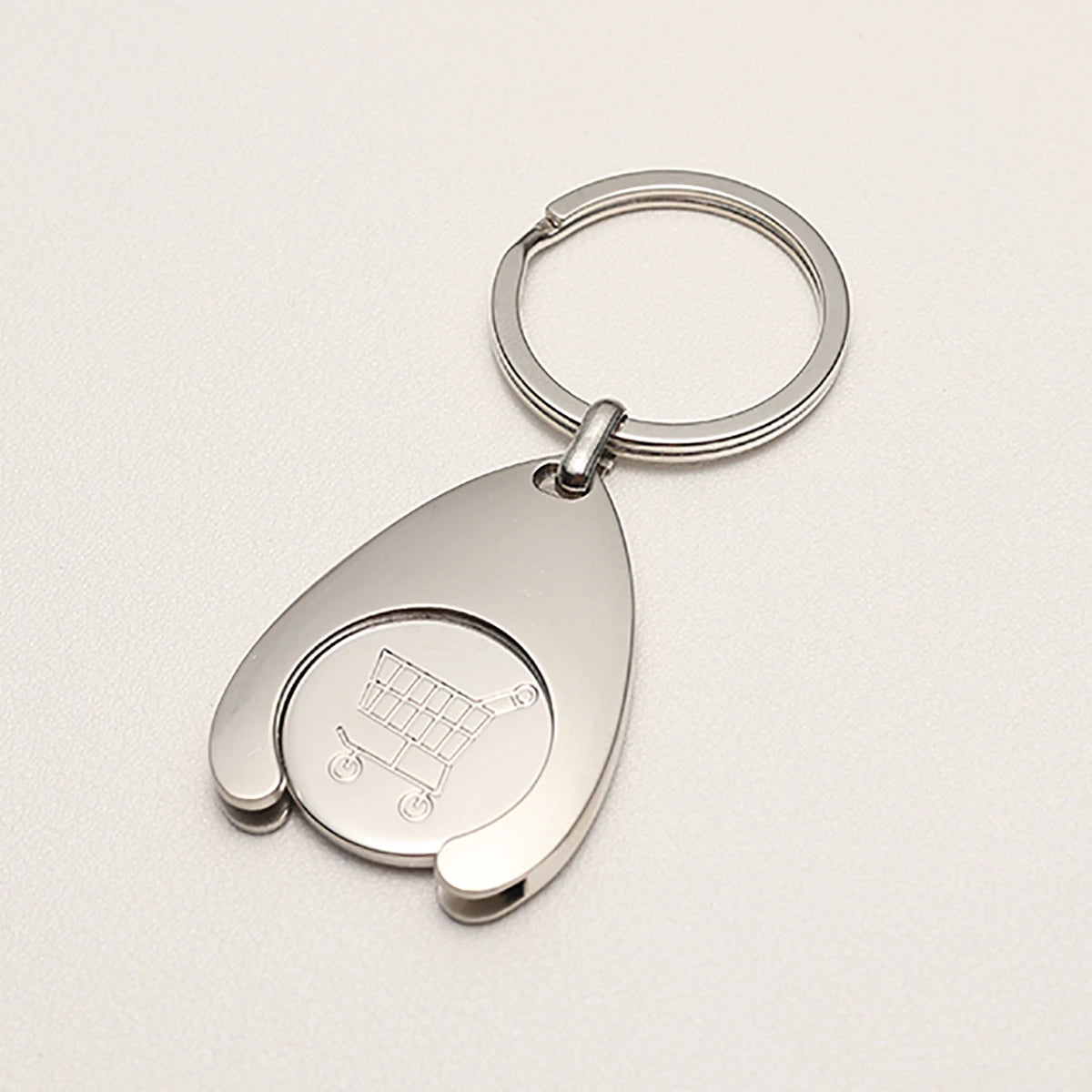 Personalized Keychain Lettering Shopping Cart Pluggable High Key Chain