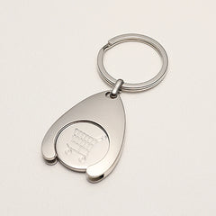 Personalized Keychain Lettering Shopping Cart Pluggable High Key Chain