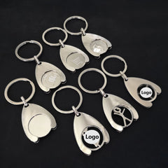Personalized Keychain Lettering Shopping Cart Pluggable High Key Chain
