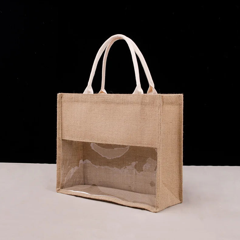 Personalized Large Beach Tote Bridesmaid Bag with Name