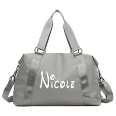 Personalized Men's Duffel Bag Pink Bridesmaid Bag