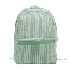 Personalized Monogrammed Seersucker Backpack Kids Striped School Bags