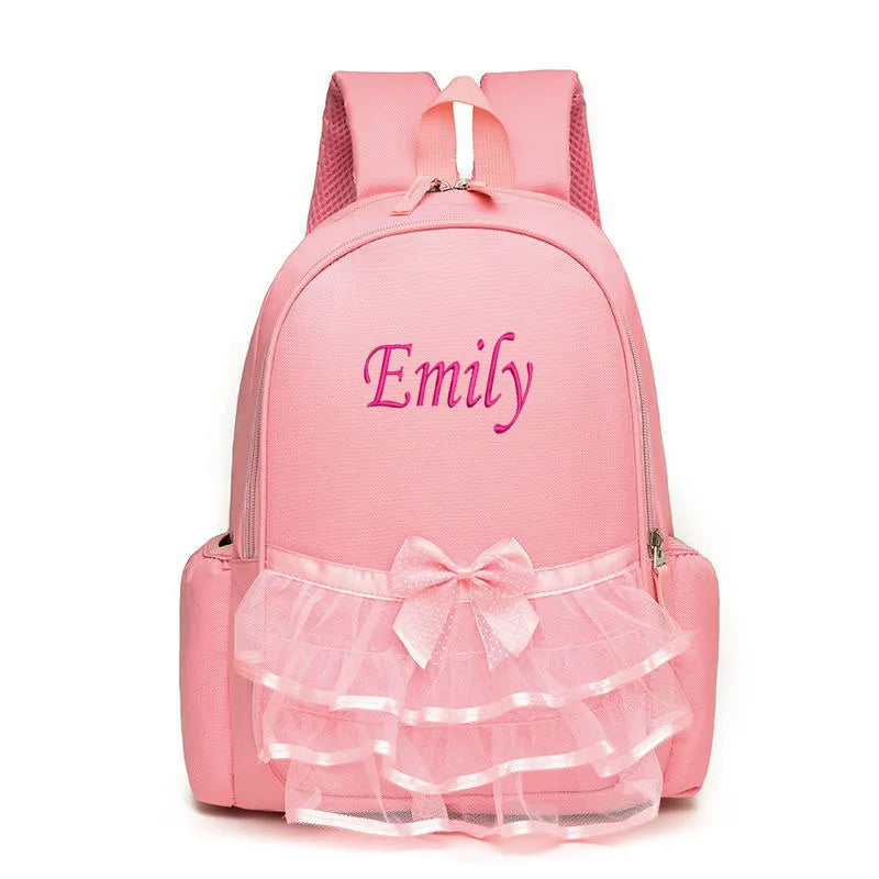 Personalized Pink Lace Dance Bag for Girls