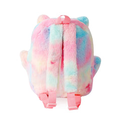 Personalized Winter Unicorn Children's Plush Backpack Embroidered Name