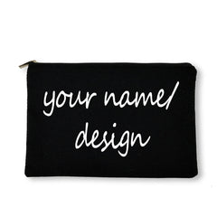 Personalized Women Cosmetic Cases Bags Casual Makeup Pouch Pencil Handbag Name C
