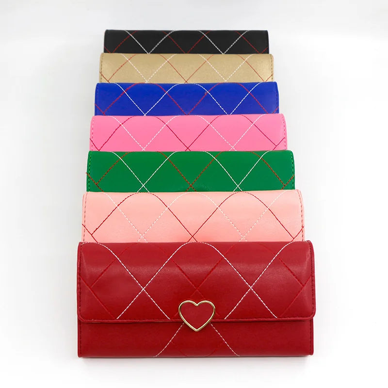 Fashionable Women's Long Purse Wallet Card Slot Bag